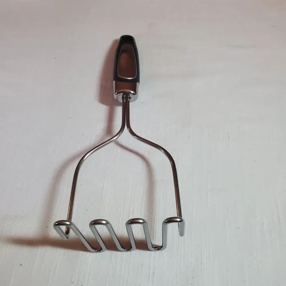 Professional Stainless Steel Potato Masher Heavy Duty Commercial Kitchen Tool